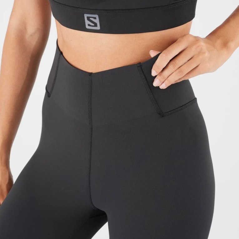 Salomon Cross Multi 28'' Women's Running Tights Black | CA 47F8